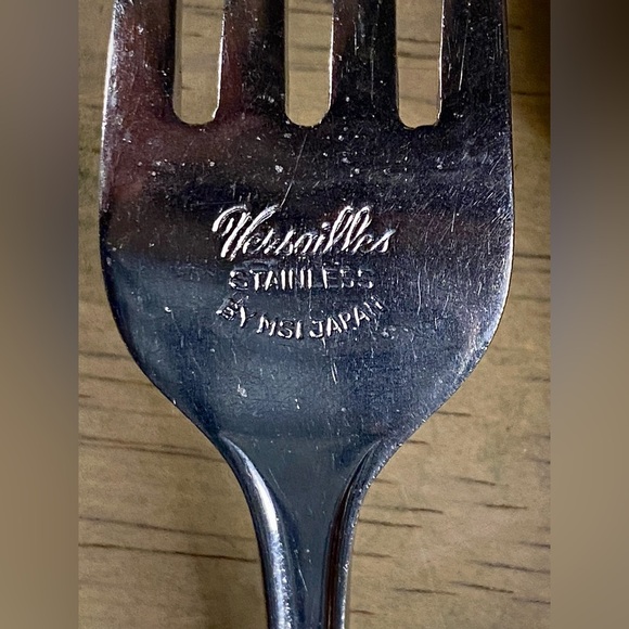 Versailles By MSI Japan Forks 7 3/8" Stainless‎ Lot Of 6 Discontinued - Picture 6 of 10